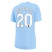 Billige Manchester City Bernardo Silva #20 Hjemmebane Fodboldtrøjer Dame 2023-24 Kortærmet